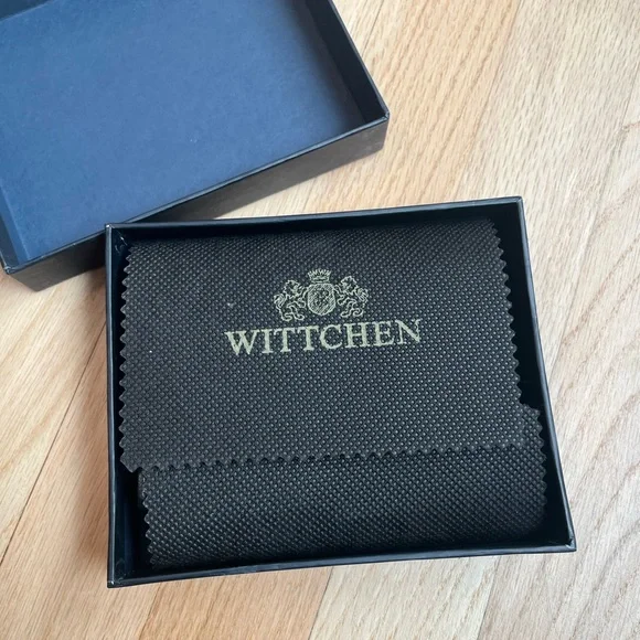 Black leather wallet- brand new- mint condition - Picture 3 of 6